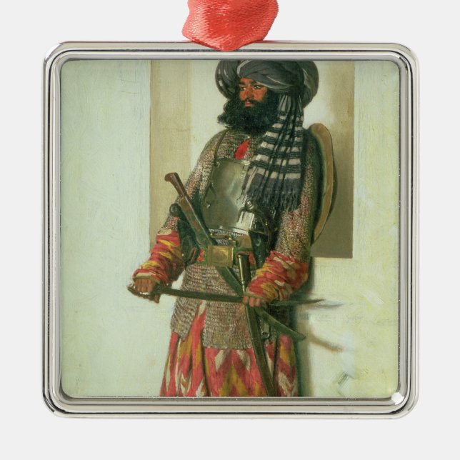 Afghan, 1870 metal tree decoration (Front)