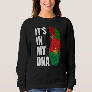 Afghan And Burkinabé Mix Dna Flag Heritage Sweatshirt