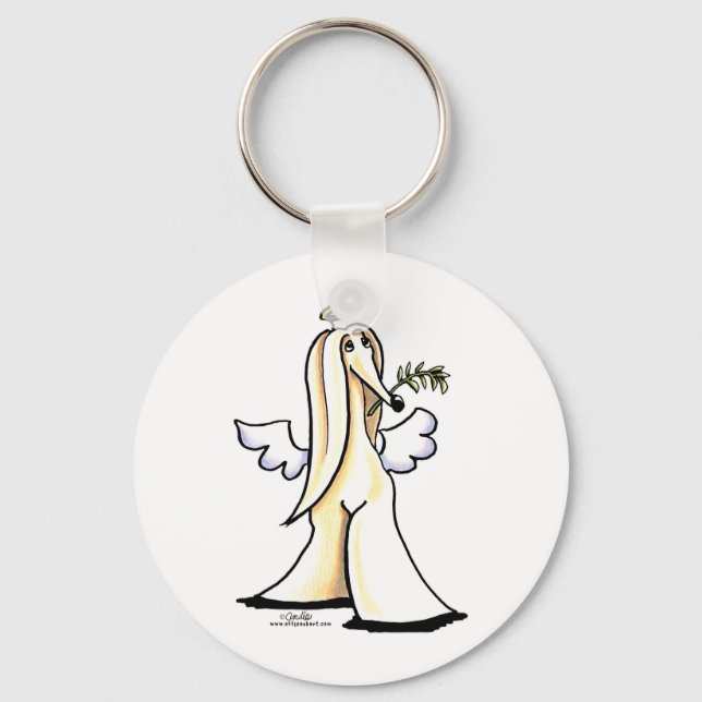 Afghan Angel Key Ring (Front)