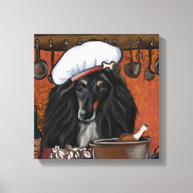 Afghan Chef Canvas Print (Front)