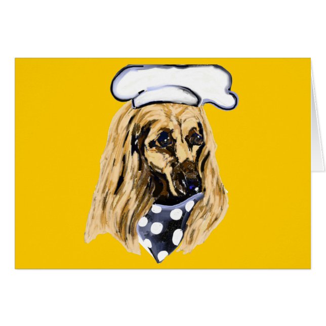 AFGHAN HOUND (Front Horizontal)