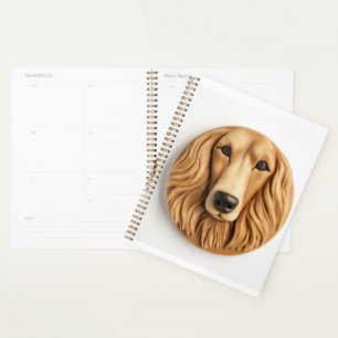 Afghan Hound 3D Inspired Planner