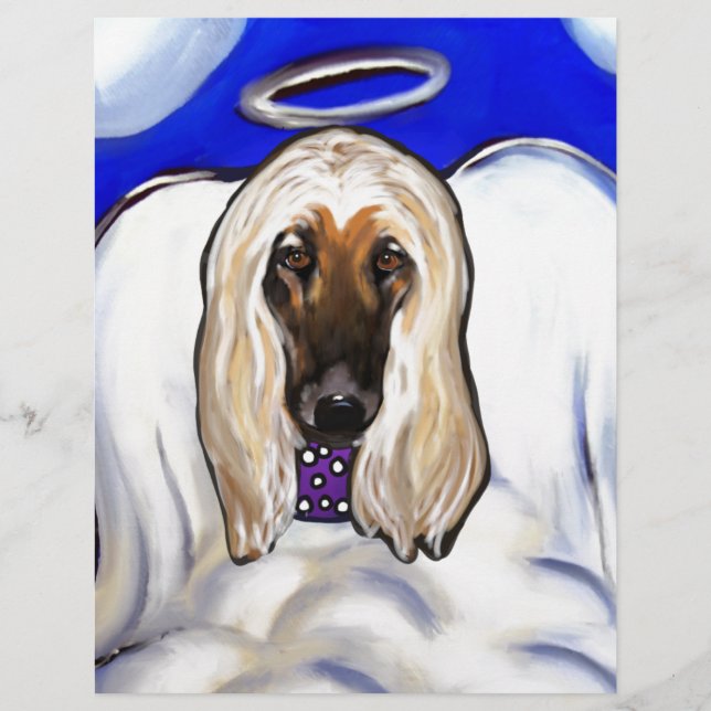 Afghan Hound Angel (Front)
