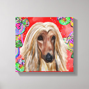 Afghan Hound Canvas Print