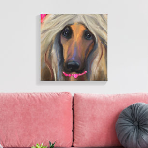 Afghan Hound  Canvas Print