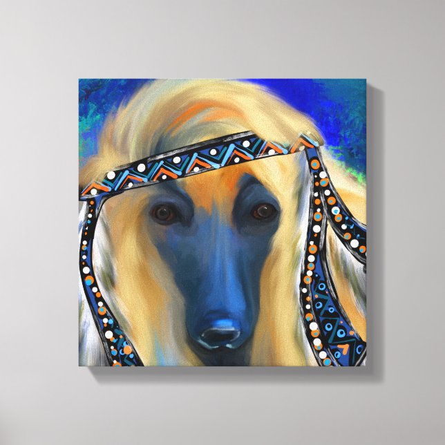 Afghan Hound        Canvas Print (Front)