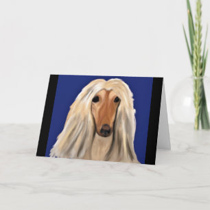 Afghan Hound  Card