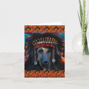 Afghan Hound    Card