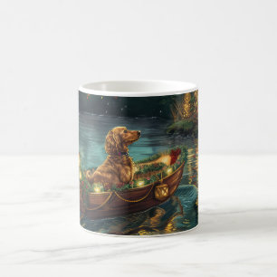 Afghan Hound Christmas Festive Voyage Coffee Mug
