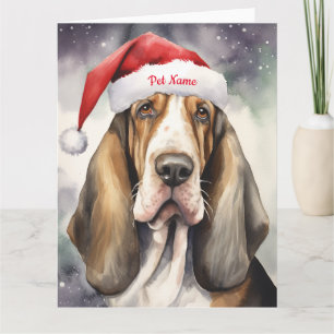 Afghan Hound Christmas Personalised  Card