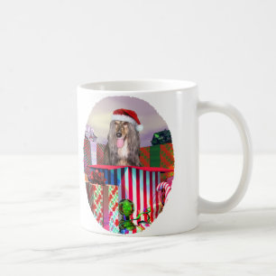 Afghan Hound Christmas Surprise Coffee Mug