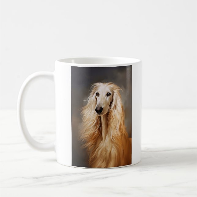 Afghan Hound Coffee Mug (Left)