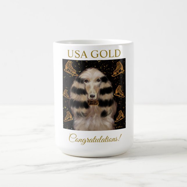 AFGHAN HOUND COFFEE MUG (Center)
