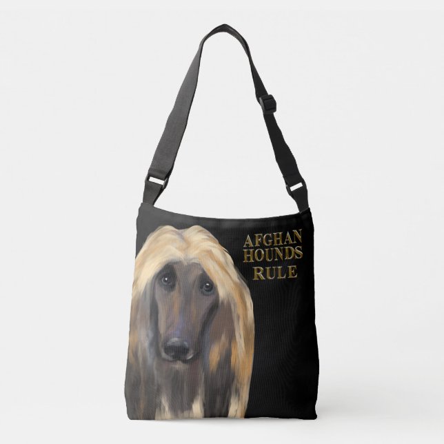 AFGHAN HOUND   CROSSBODY BAG (Front)