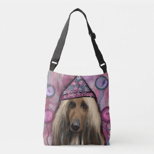 Afghan Hound Crossbody Bag