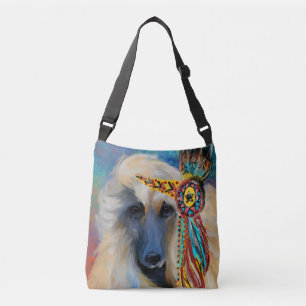 Afghan Hound Crossbody Bag