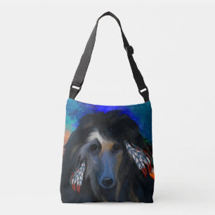 Afghan Hound Crossbody Bag