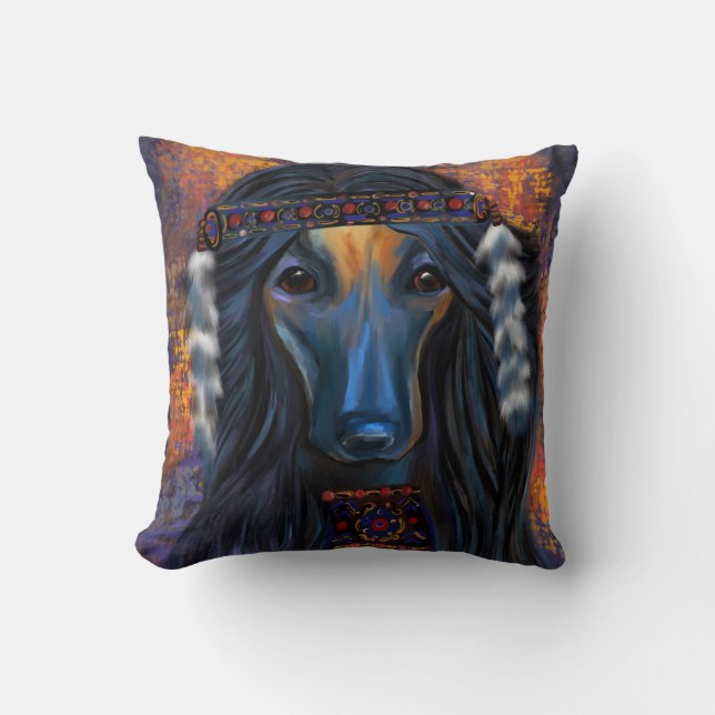 Afghan Hound       Cushion (Front)