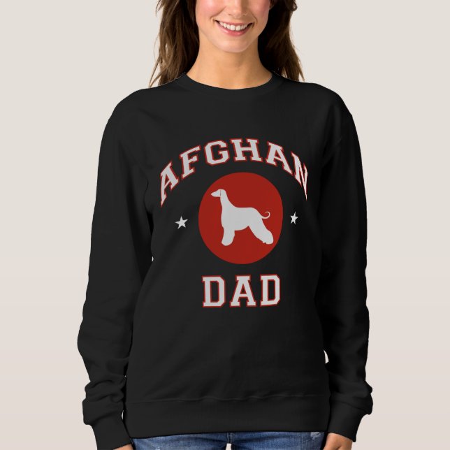 Afghan Hound Dad Sweatshirt (Front)