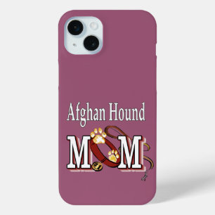 Afghan Hound Dog Mom iPhone 15 Mini Case