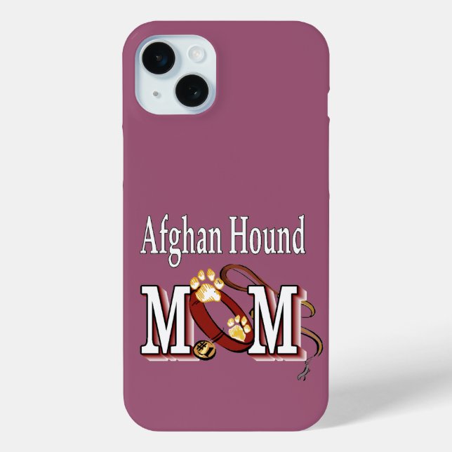 Afghan Hound Dog Mum Case-Mate iPhone Case (Back)