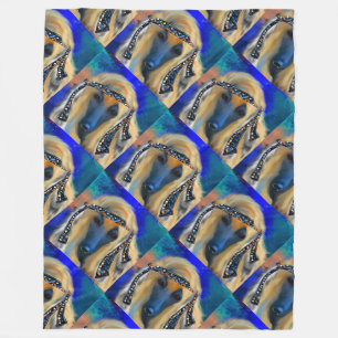 Afghan Hound         Fleece Blanket