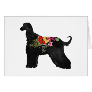 Afghan Hound Floral Bohemian Saddle