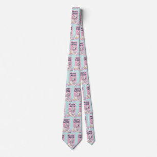 Afghan Hound Happy Easter Tie