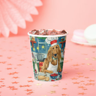 Afghan Hound Holiday Baking: Festive Christmas Paper Cups