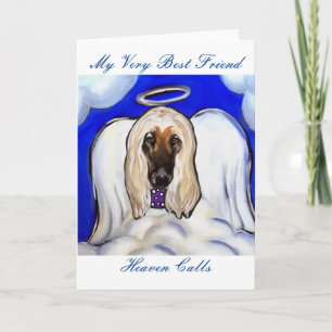 Afghan Hound Holiday Card