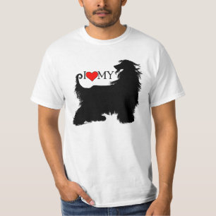 Afghan Hound I Love (heart) my T-Shirt