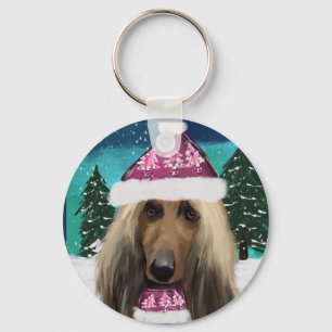 Afghan Hound         Key Ring