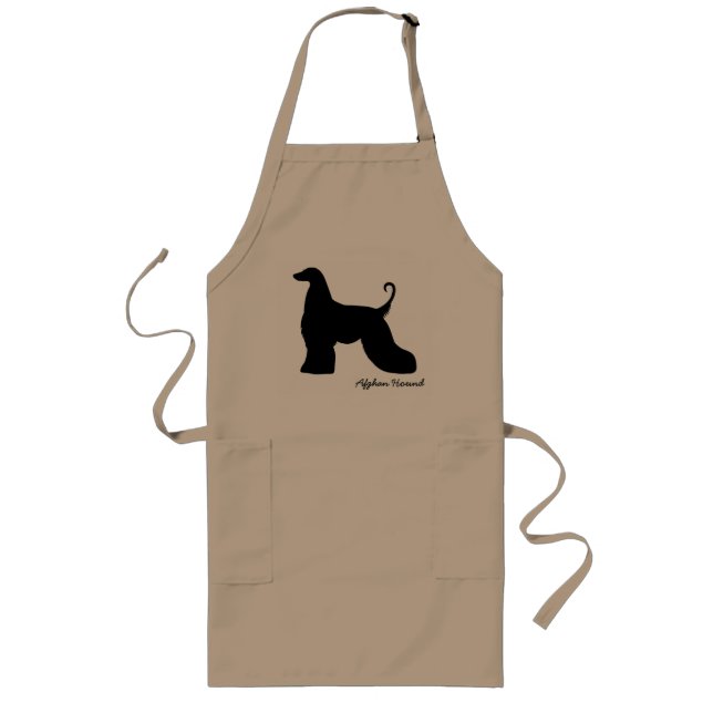 Afghan Hound Long Apron (Front)