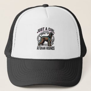 Afghan Hound Lover Vintage Dog Mom Shirt Design_1 Trucker Hat