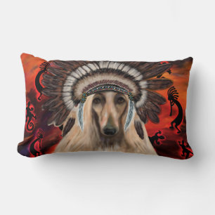 Afghan Hound Lumbar Cushion