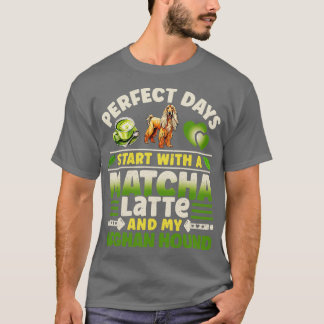 Afghan Hound Matcha Latte T-Shirt