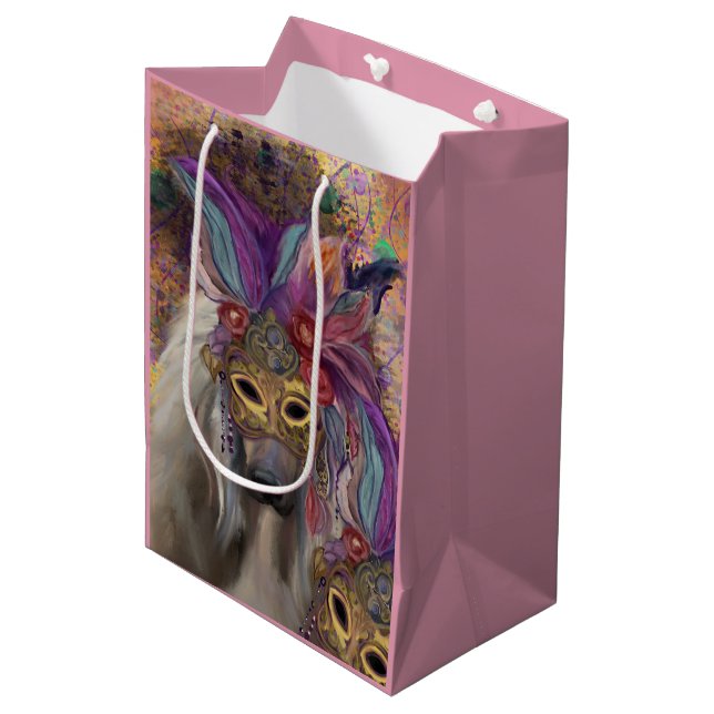 AFGHAN HOUND MEDIUM GIFT BAG (Front Angled)