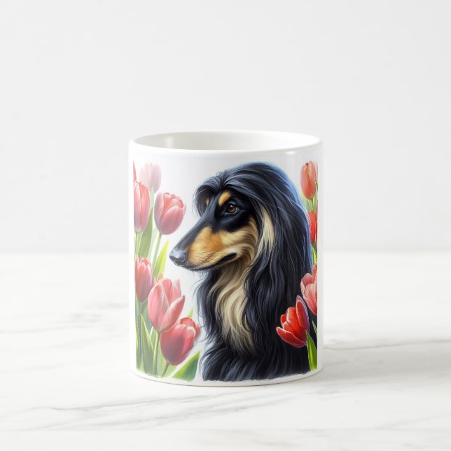 Afghan Hound Mug (Center)