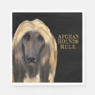 AFGHAN HOUND NAPKIN
