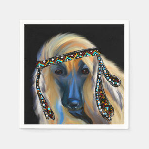 Afghan Hound Napkin