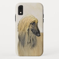 Afghan Hound Painting - Cute Original Dog Art