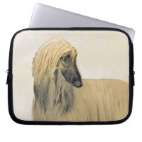 Afghan Hound Painting - Cute Original Dog Art