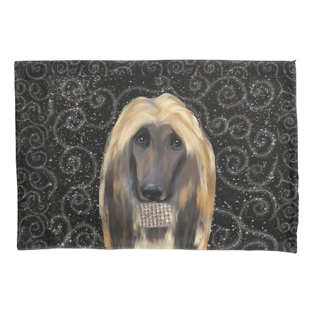 AFGHAN HOUND  PILLOWCASE (Front)
