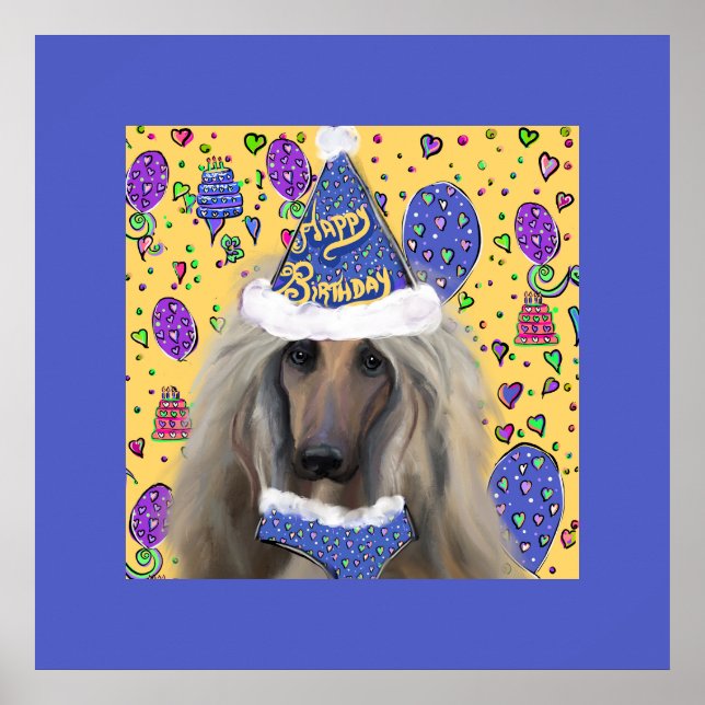 AFGHAN HOUND POSTER (Front)