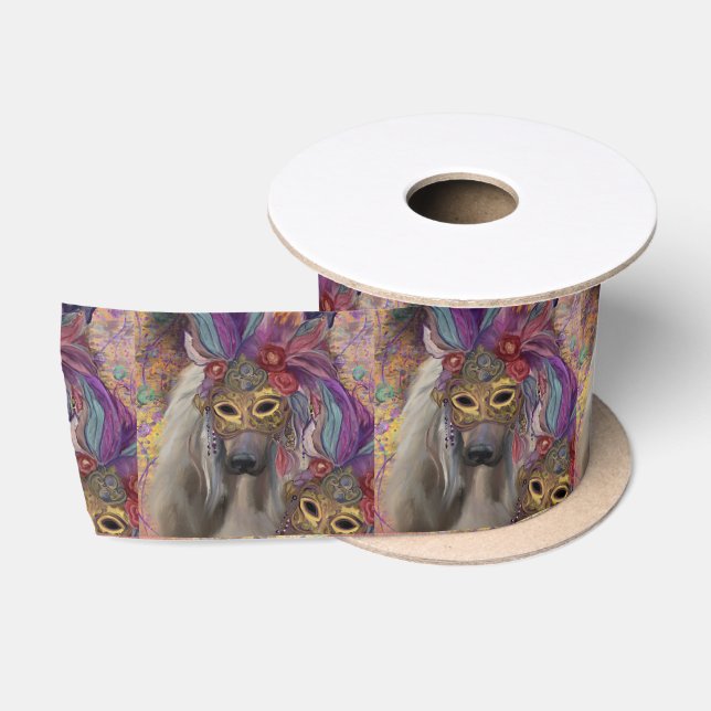 AFGHAN HOUND SATIN RIBBON (Spool)