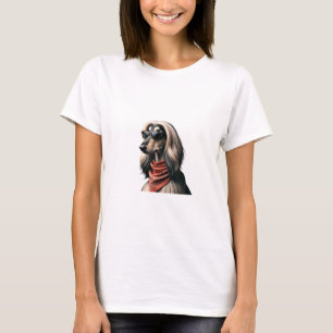 Afghan Hound Shirt Dog Mum Dad Balkh Baluchi Tee D