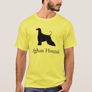 Afghan Hound Silhouette T-Shirt