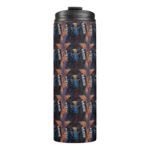 Afghan Hound Southwestern Art Thermal Tumbler