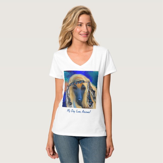 Afghan Hound       T-Shirt (Front Full)