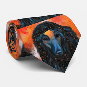 Afghan Hound Tie